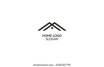 A dynamic logo featuring a stylized house with an open door, symbolizing the brand's commitment to welcoming and inclusive home environments.