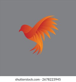 A dynamic logo of a flying bird stylized with sharp, flowing lines. The design uses a vibrant gradient from orange to red, making it a modern and versatile brand symbol.