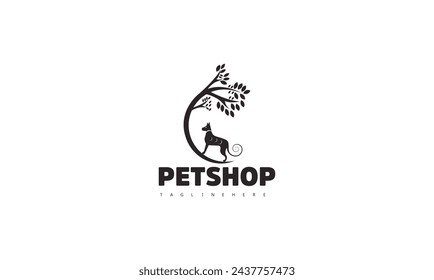 Dynamic logo showcasing the joy of pet adoption, with diverse and lovable animals.