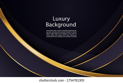 Dynamic luxury paper cut background, Graphic design element.