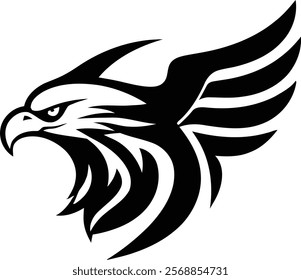 Dynamic Majestic Eagle in Flight