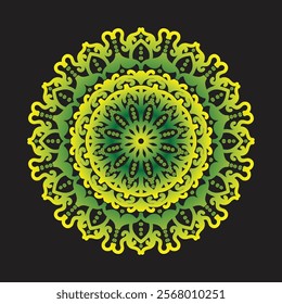 Dynamic Mandala Art | Colorful Abstract Symmetry for Modern Aesthetics. 