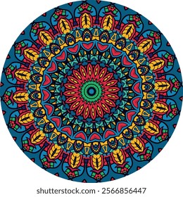 Dynamic Mandala Perfect for Meditation and Spiritual Centering