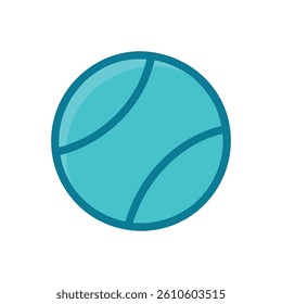 Dynamic Medicine Ball Icon. Design of Fitness and Gym Icons.