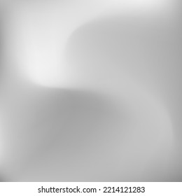 Textura Dinámica Metálica borrosa Gris borrosa. Plata Calm Fondo Líquido Suave. Malla de degradado de agua ligera de aluminio monocromático. Fondo de degradado oscuro de ondulación de ondulación de ondulación ondulada por la curva del fluido.