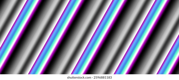 A dynamic metallic gradient with iridescent rainbow hues, offering a modern and reflective texture for contemporary designs