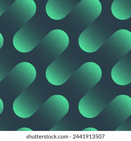 Dynamic Mod Seamless Pattern Trend Vector Vibrant Turquoise Abstract Background. Energetic Structure Mint Green Halftone Art Illustration. Endless Graphic Lively Abstraction Wallpaper Dot Work Texture