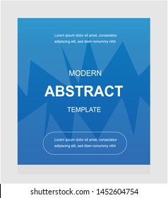 Dynamic modern abstract template design