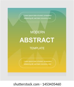 Dynamic modern abstract template design