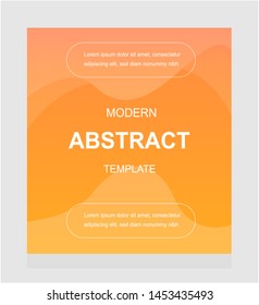 Dynamic modern abstract template design