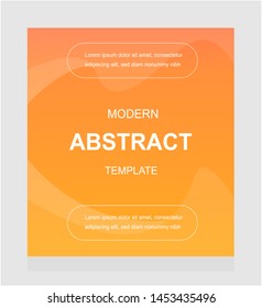 Dynamic modern abstract template design