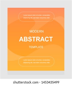Dynamic modern abstract template design