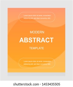 Dynamic modern abstract template design