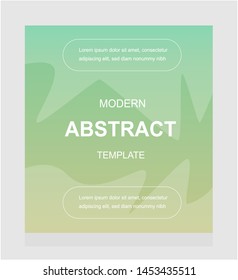 Dynamic modern abstract template design
