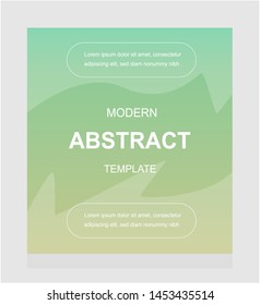 Dynamic modern abstract template design