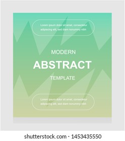 Dynamic modern abstract template design