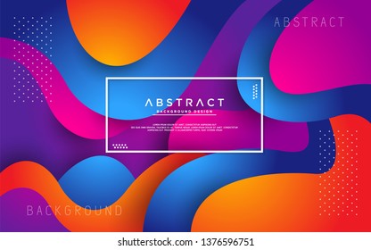 dynamic modern colorful liquid 3d background