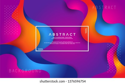 dynamic modern colorful liquid 3d background
