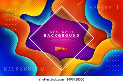 dynamic modern colorful liquid 3d background