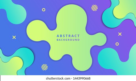Dynamic Modern Fluid gradient background with geometric shapes composition, for poster, banner, landing page, wallpaper, presentation, brochure