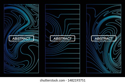 	
Dynamic modern fluid mobile for banners. Vector illustration