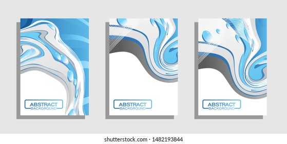 	
Dynamic modern fluid mobile for banners. Vector illustration