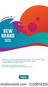 Dynamic modern fluid mobile for banners. banner template design, special offer set.Vector illustration