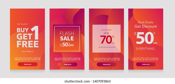 Dynamisches modernes Fluid-Handy für Flash Sale Banner. Design der Werbebanner-Vorlage für den Verkauf, Sonderangebot für den Flash-Verkauf