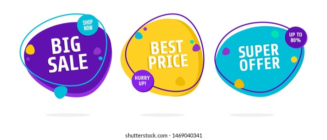 Dynamic modern fluid mobile for sale banners. Sale banner template design, Flash sale special offer set and can use for instagram, facebook, and social media other - Shutterstock ID 1469040341