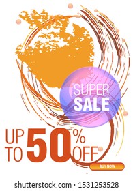 Dynamic modern fluid mobile for sale banners. Sale banner template design, Super sale special offer set.Vector illustration