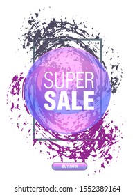 Dynamic modern fluid mobile for sale banners. Sale banner template design, Super sale special offer set.Vector illustration