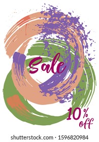 Dynamic modern fluid mobile for sale banners. Sale banner template design, Super sale special offer set.Vector illustration