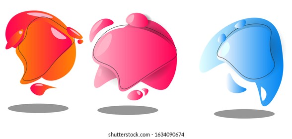 Dynamic modern fluid mobile for sale banners. Sale banner template design, Super sale special offer set.Vector illustration