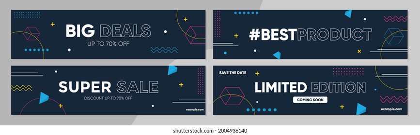 Dynamic modern fluid mobile for Voucher Sale template. Get Coupon Discount Sale banner template design. Free gift card set. Fancy colors and cool illustration shapes.