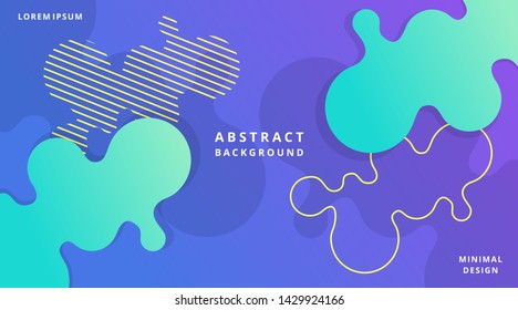 Fondo líquido dinámico moderno Forma líquida adecuada para carteles, portadas, banners, diseños, fondos de paredes, volante, presentación, página de aterrizaje horizontal