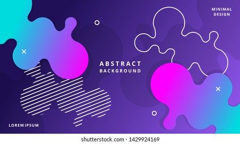 Dynamic Modern Fluid Style Background Liquid Shape suitable for poster, cover, banner, layout, wallpaper, flyer, presentation, landscape landing page