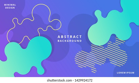 Dynamic Modern Fluid Style Background Liquid Shape suitable for poster, cover, banner, layout, wallpaper, flyer, presentation, landscape landing page