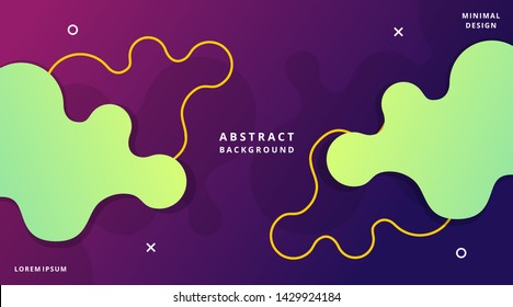 Dynamic Modern Fluid Style Background Liquid Shape suitable for poster, cover, banner, layout, wallpaper, flyer, presentation, landscape landing page