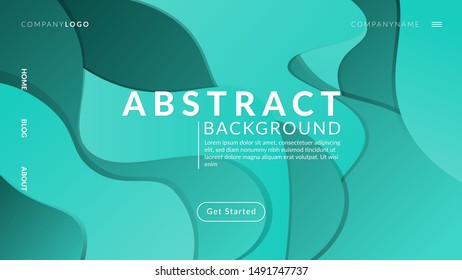 Dynamic Modern Gradient wave Abstract Background Vector