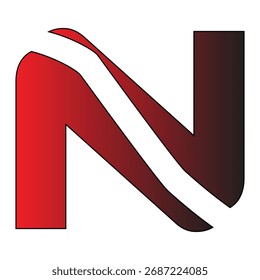 Dynamic Modern Letter N Logo