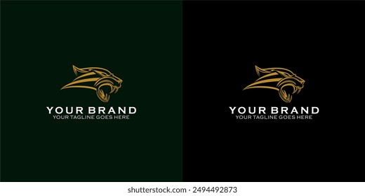 A dynamic modern masculine logo depicting a tiger gives an impression of strength, authority