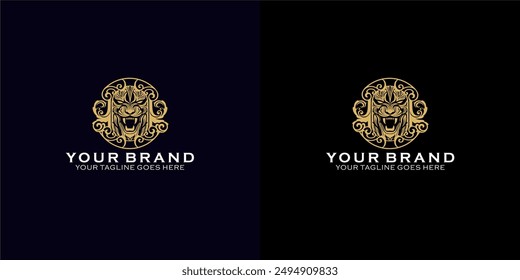 A dynamic modern masculine logo depicting a tiger gives an impression of strength, speed and wisdom