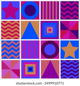 dynamic and modern mixed patterns