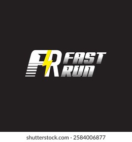 Dynamic and modern running logo design, perfect for sports brands, fitness centers, marathon events, and athletic businesses. 
