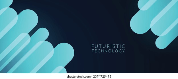 Dynamic modern technology background vector template. This illustration seamlessly integrates futuristic elements, circuit patterns, and dynamic shapes, offering a visually striking representation of 