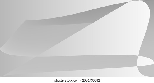 Dynamische monochromatische Form minimale moderne Design. Layers Futuristic Silver Modern Gradient Mesh. Technologie Alluminium Gray Digital Illustration. Grauer, glatter, metallischer, flüssiger Hintergrund.