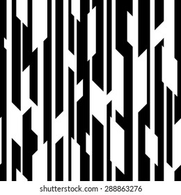 Dynamic monochrome background.Seamless pattern. Vector.