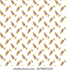 Um padrão monocromático dinâmico com formas orgânicas dispersas com sutis variações texturais, criando um ritmo visual interessante. Ideal para várias aplicações de design.