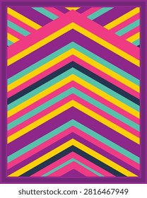  Dynamic Motion Abstract Geometric Line poster   Modern Optical Illusion  and shape distortion with halftone grid dyanmic graphics for wallart and banner