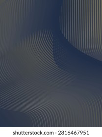  Dynamic Motion Abstract Geometric Line poster   Modern Optical Illusion  and shape distortion with halftone grid dyanmic graphics for wallart and banner